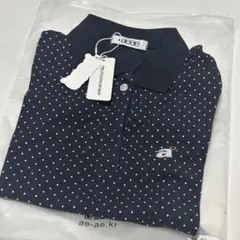aeae DOT PK T-SHIRTS ポロシャツ ネイビー ドット 水玉