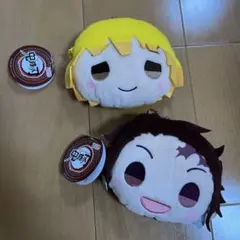 鬼滅の刃 ぬいぐるみポーチ パスケース 2点セット