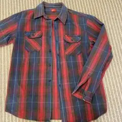 Levi Strauss & Co. 赤と青のチェック柄シャツ L