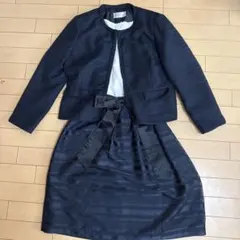 【卒業式入学式】バイカラー ワンピース ドレス