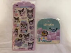 Kuromi ジュエリーシール & Sunsun フレークシール セット