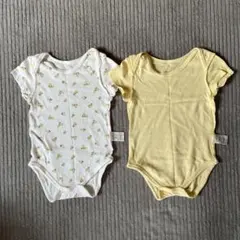 赤ちゃん本舗 ベビー肌着 ロンパース 2枚セット 80cm