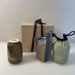最終価格 土肥刀泉作 肩衝 茶入 陶器 仕覆付 茶道具 在銘 - メルカリ
