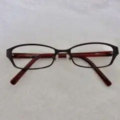 Zoff ゾフ　男女兼用メガネフレーム ワイン色