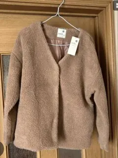 earth music ecology ボア Vネックジャケット