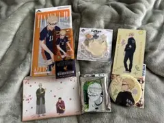 ハイキュー　月島蛍　グッズまとめ売り　喜怒哀楽　一番くじ　キーホルダー　缶バッジ