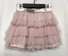 forever21メッシュスカート120cm/キッズガールズ子供フリル