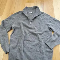 UNIQLO　ユニクロ　ニット　セーター　ハーフジップ　ジップアップ　メンズ