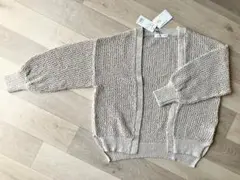 《新品》URBAN RESEARCH／透かし柄ガウンカーディガン／アイボリー