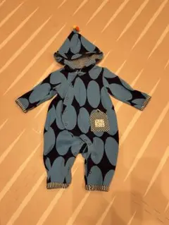 CALDIAフード付きロンパース 80