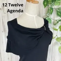 【傷あり】12TwelveAgenda＊ゴールドパーツ付 オフショルダー 半袖のサムネイル