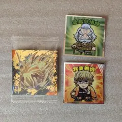 鬼滅の刃　我妻善逸　桑島慈悟郎　シール3枚セット