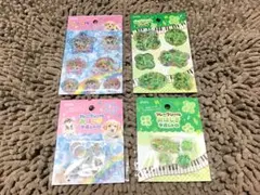 amifa 平成レトロ カプセルシール フレークシール 4点 【在庫ラスト1点】