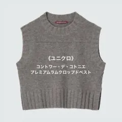 2026年最新】uniqlo コントワーデコトニエ ベストの人気アイテム