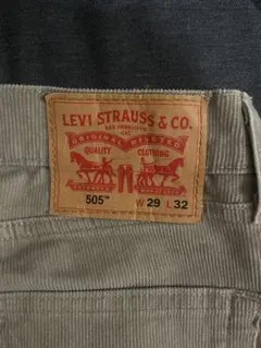 Levi's 505 コーデュロイパンツ ベージュ W29 L32