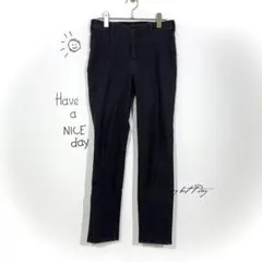 エドウィン スキニーパンツ(M)ブラック ストレッチ コットン 無地 ノームコア