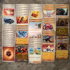 闘デッキ　メガルカリオex デッキパーツ　計53枚　リーリエの決心　リオル　他