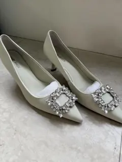 BIRTHDAY BASH アイボリー　ハイヒール