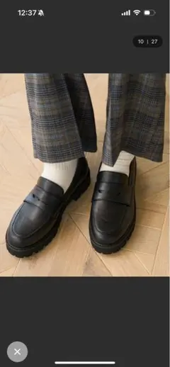 晴雨兼用 チャンキーローファー/厚底ローファー/エナメルローファー