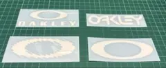 OAKLEY ステッカー４枚セット　10cm