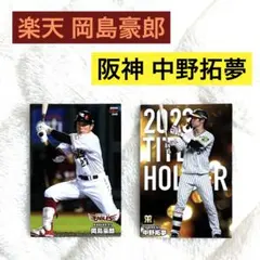 プロ野球チップスカード 2024 岡島豪郎 中野拓夢