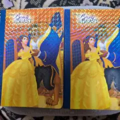 美女と野獣 メモ帳 2冊セット ホログラム