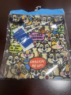 Disney チップとデール 巾着バッグ 給食袋にも 1点限り