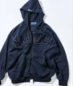 NAUTICA×Reebok ネイビー ジップアップパーカー M 時田ねね着用