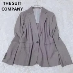 ザスーツカンパニー　テーラードジャケット　グレー　42　オフィス　通勤　ポケット