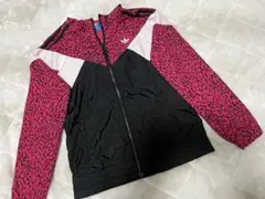 レオパード柄 フード付きウィンドブレーカー