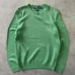 Polo by Ralph Lauren ラルフ コットン ニット グリーン