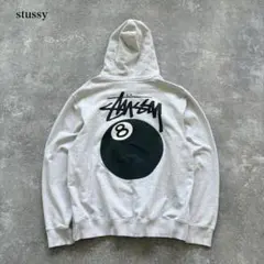 【stussy】ステューシー エイトボール スウェットパーカー フーディ XL
