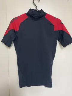 UNDER ARMOUR アンダーシャツ 半袖 ブラック レッドのサムネイル