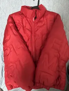 K*U様 SUPREME 赤 ダウンジャケット【美品】