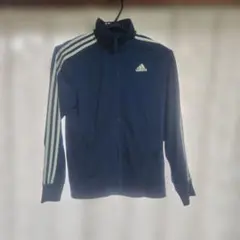 adidas ネイビー ジャージ ストライプ