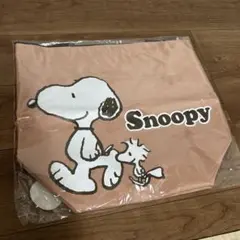 タグ付き未使用スヌーピー ピンク たっぷり入るトートバッグ