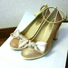 Paradise Picnic ゴールド　パンプスのサムネイル