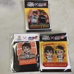 ダイカットアクリルバッジ ホークス