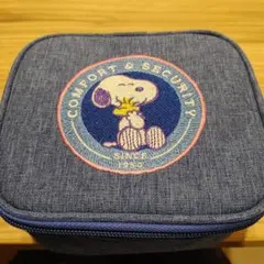 スヌーピー デニム調ポーチ