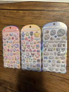 サンリオ　コットンパフィー シールセット 3枚