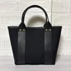 帆布トートバッグ本革ハンドル 岡山産帆布8号A4対応 ハンドメイド