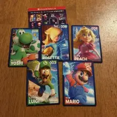 スーパーマリオ キャラクターカード 5枚セット