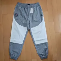 パリ・サンジェルマン　Jordan 　グレー/ホワイト ナイロンパンツ xl
