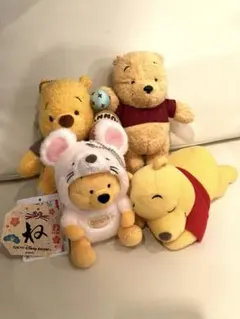 くまのプーさん ぬいぐるみ セット ねずみ 2020