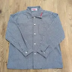【美品】MIKIHOUSE ミキハウス 110 チェック柄シャツ 長袖