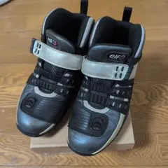 elf エルフ バイクシューズ ライディングシューズ 25.5cm ブラック