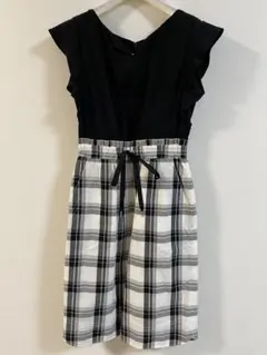 【お値下げ】ノースリーブチェックワンピース