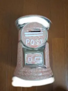郵便ポスト 貯金箱 特大 非売品 ピンク