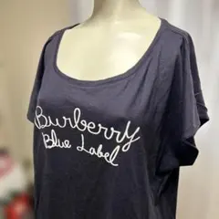 ⭐️Burberry Blue Label ネイビーTシャツサイズ38⭐️