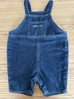 COMME CA ISM ダークデニムオーバーオール